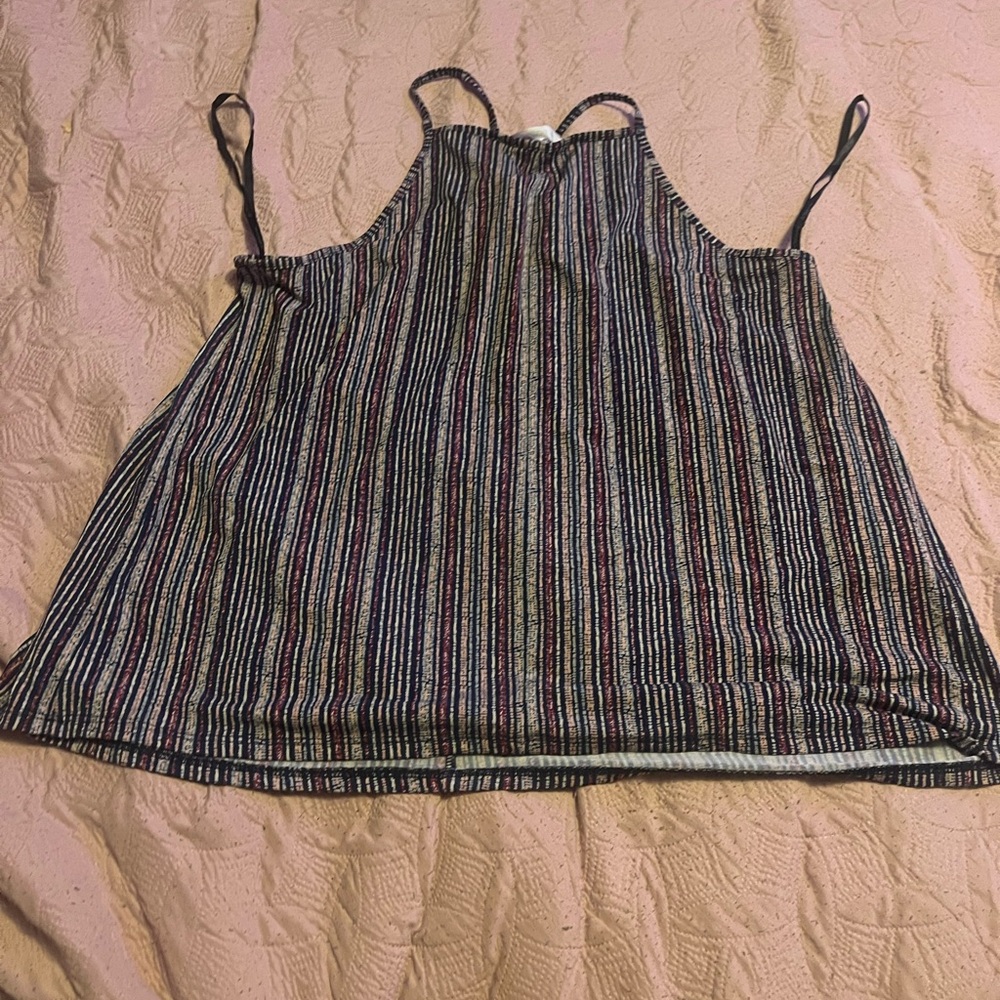BCBGeneration Black and Blue Sleeveless Camisole